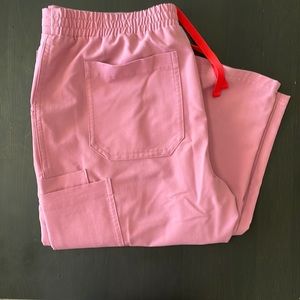 Figs yola skinny scrub pant- limited edition pink!